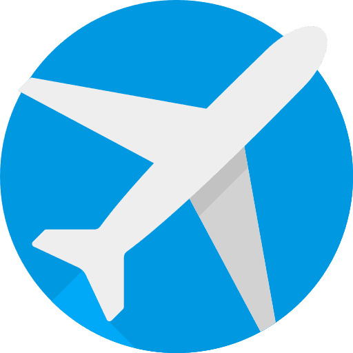 Logo for the web app Google Flights