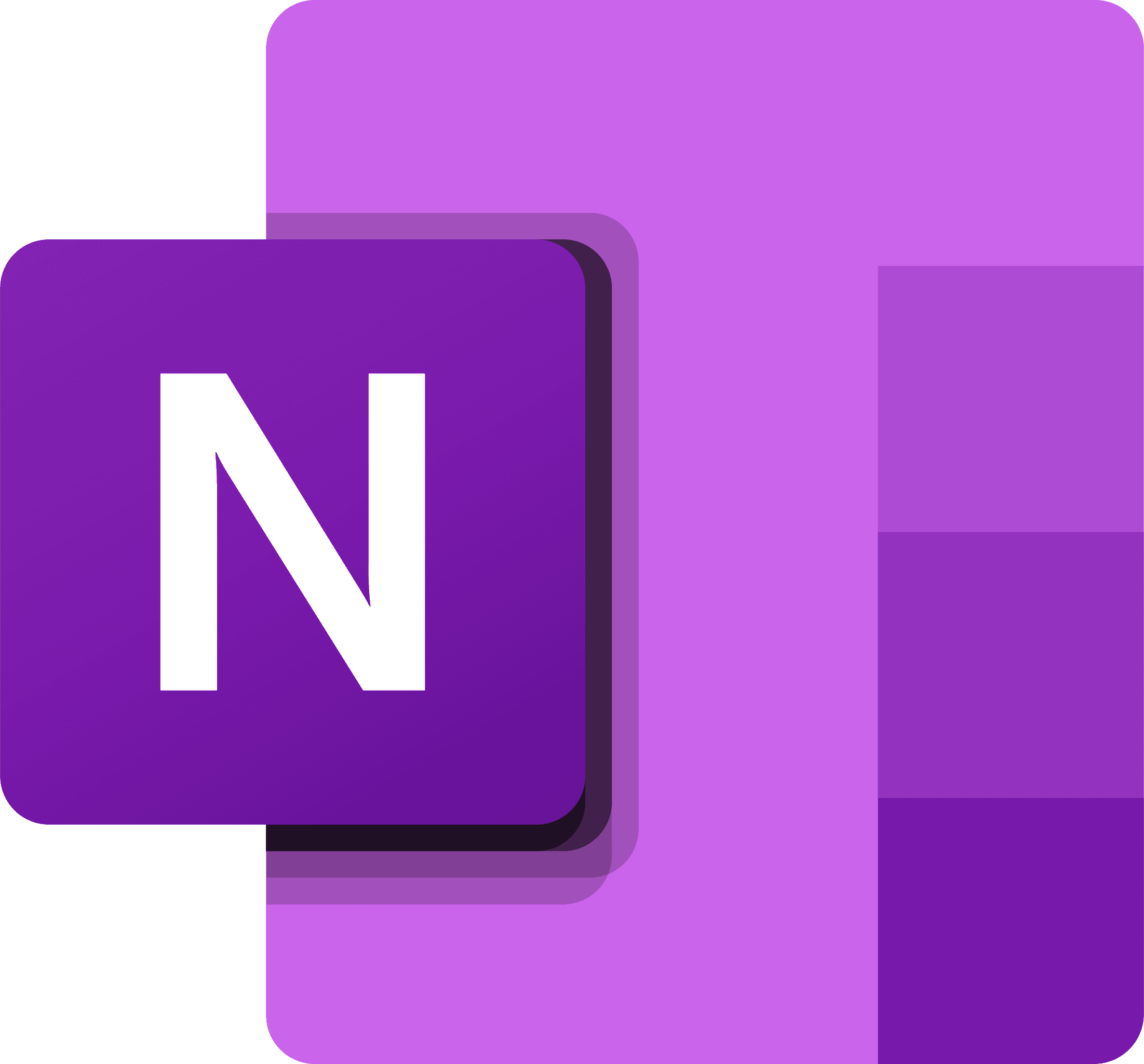 Logo for the web app OneNote