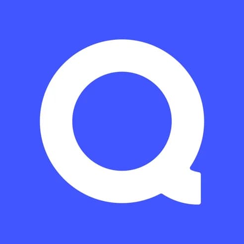 Logo for the web app Quizlet