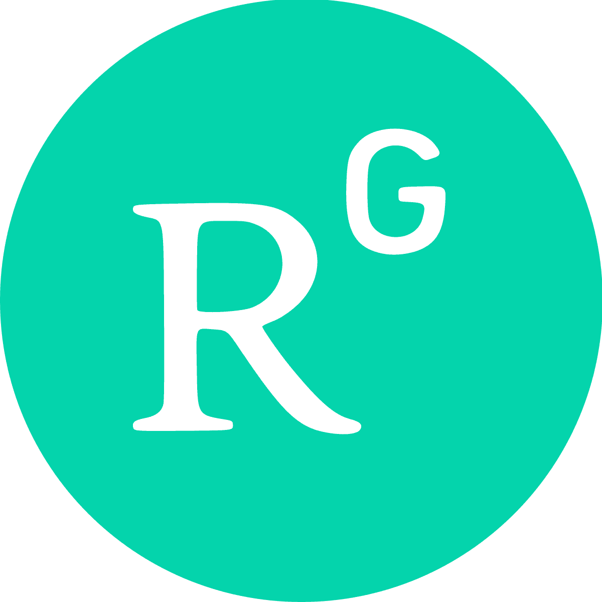 Logo for the web app ResearchGate