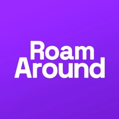 Logo for the web app Roam Around