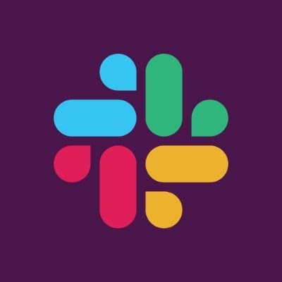 Logo for the web app Slack